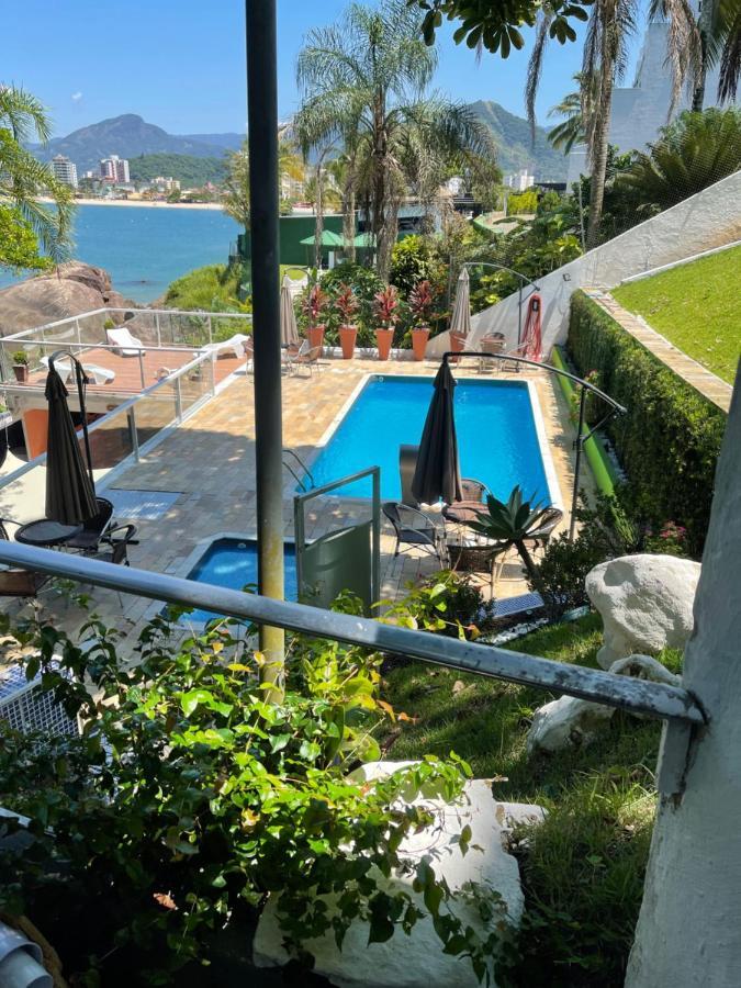 Ferienwohnung Linda Cobertura Duplex, Pe Na Areia,Vista Linda. Caraguatatuba Exterior foto