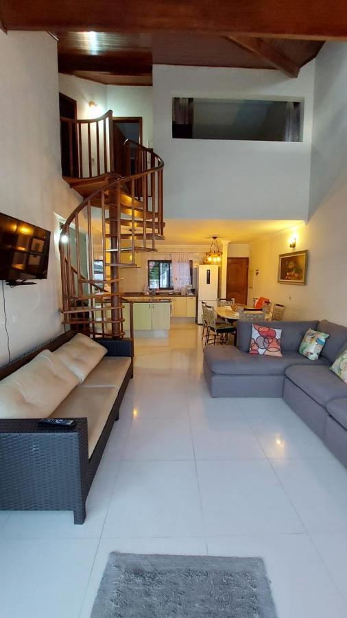 Ferienwohnung Linda Cobertura Duplex, Pe Na Areia,Vista Linda. Caraguatatuba Exterior foto