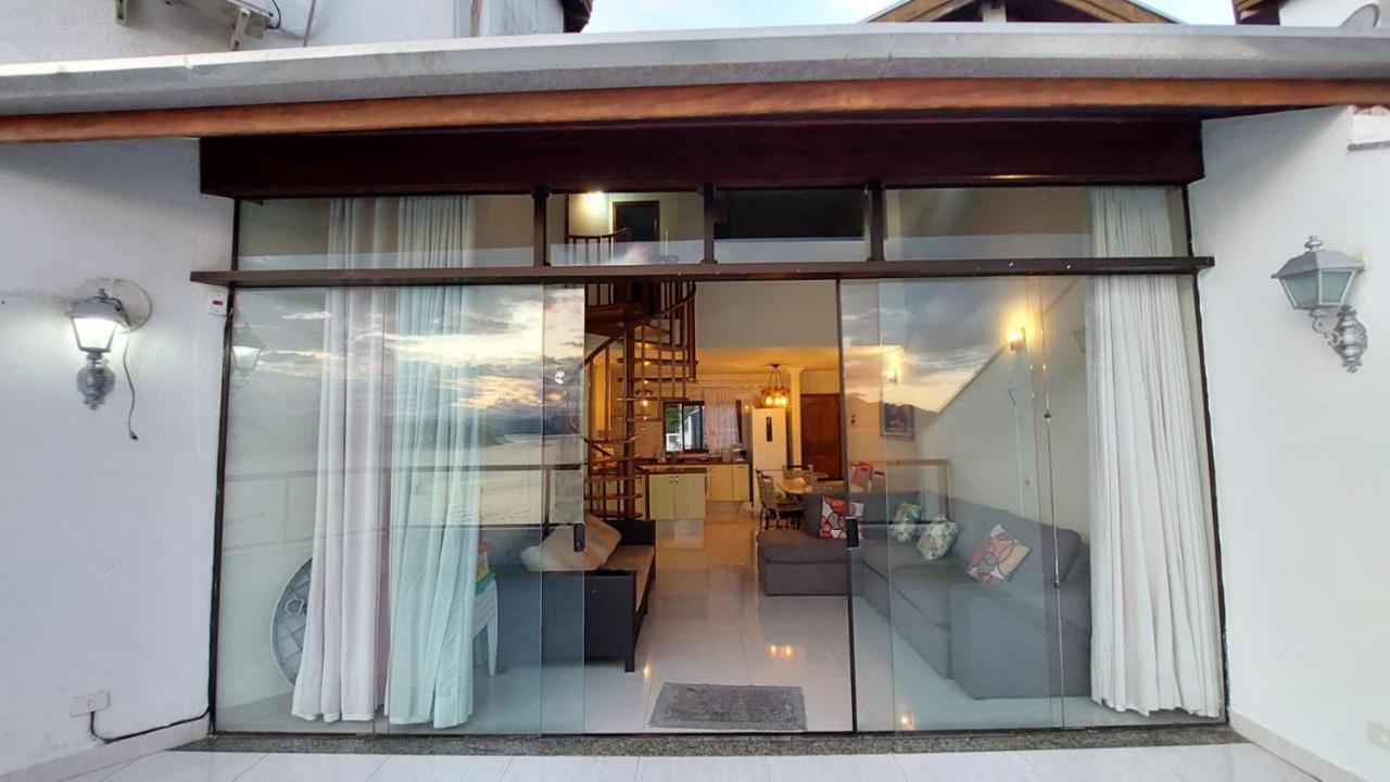 Ferienwohnung Linda Cobertura Duplex, Pe Na Areia,Vista Linda. Caraguatatuba Exterior foto