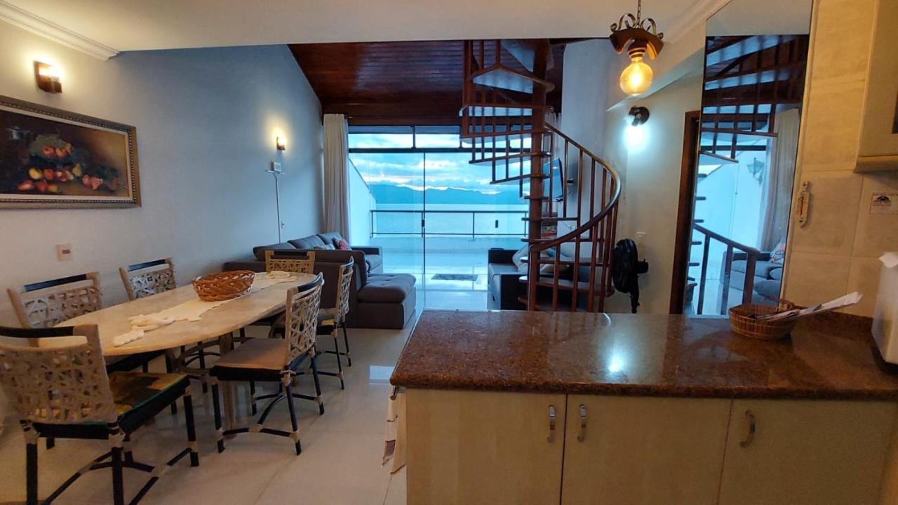 Ferienwohnung Linda Cobertura Duplex, Pe Na Areia,Vista Linda. Caraguatatuba Exterior foto