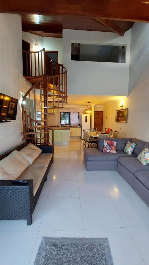 Ferienwohnung Linda Cobertura Duplex, Pe Na Areia,Vista Linda. Caraguatatuba Exterior foto