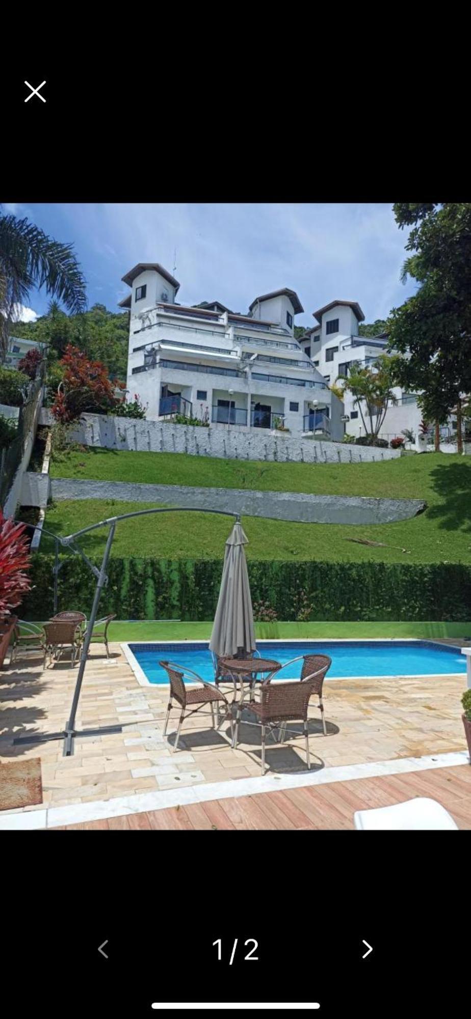Ferienwohnung Linda Cobertura Duplex, Pe Na Areia,Vista Linda. Caraguatatuba Exterior foto