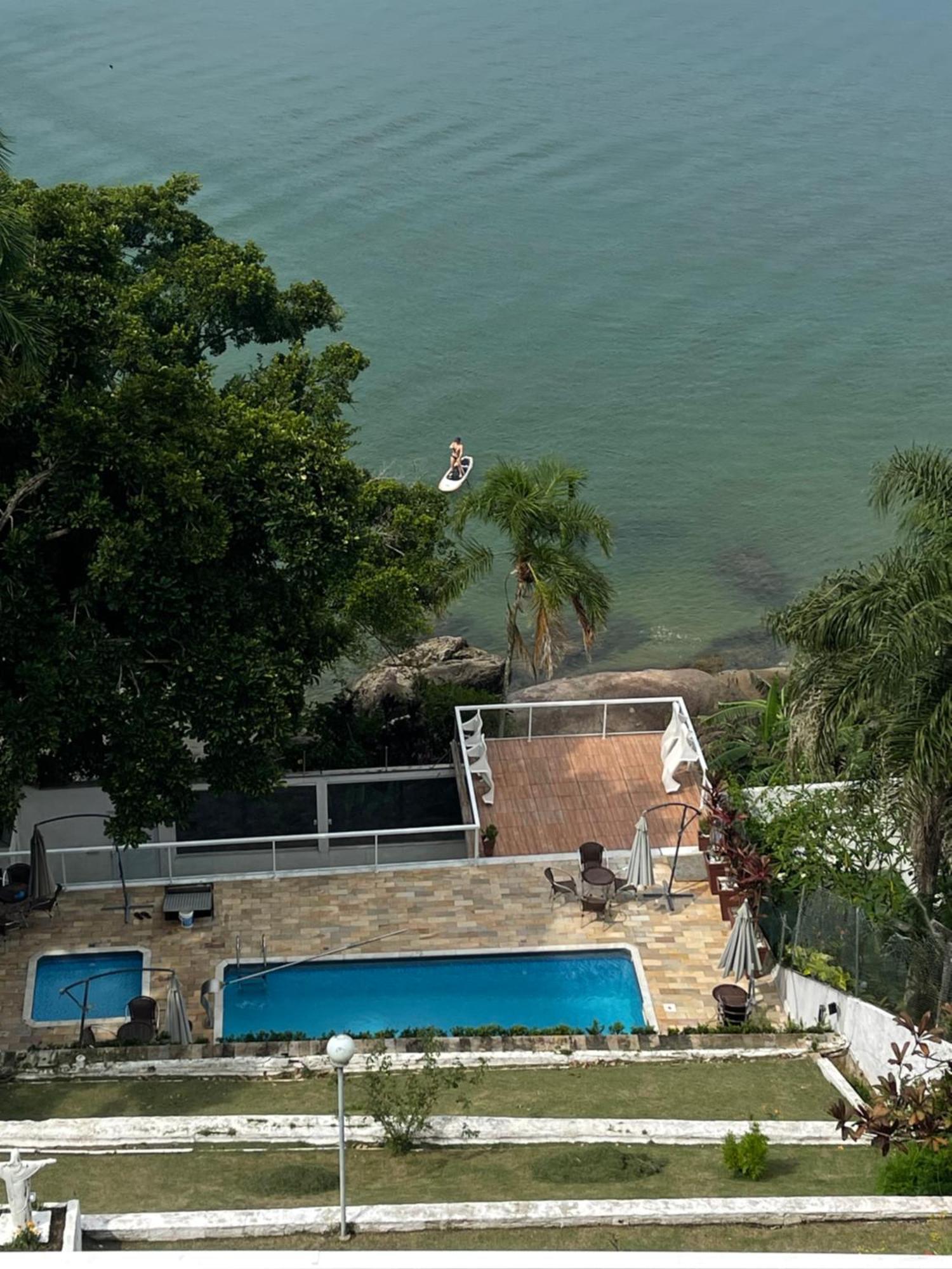 Ferienwohnung Linda Cobertura Duplex, Pe Na Areia,Vista Linda. Caraguatatuba Exterior foto